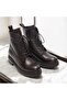 Genuine leather combat boots