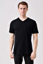 V-Neck 100 Cotton Combed Tshirt Is Gvenligi Galanthus Shirt Breathable Comfortable Stylish Design - 3