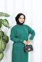 بدلة تنورة مطوي مع سترة - 3