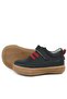 Anatomical Genuine Leather Soft Black Elastic Velcro Children's Shoes - 6