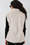 6804 Women's Sheepskin Vest - Ecru - 6