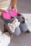 Fluffy Silent Sole Rabbit Figured Slippers Women's Home Slippers Furry Slippers - 2