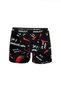 Men's 5-Piece Mixed Patterned Cotton Combed Cotton Boxers with Elastic Waist - 5