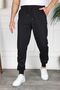 Unisex Regular Fit Sweatpants with Ribbed Legs - 4