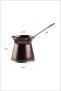 Arden Cast Iron Coffee Pot Large Size for 4 People - Compatible with Induction Cookers 170 ml - 2