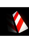Vehicle Warning Sign-Tüvtürk Approved- 56.5 X 14 cm 2 Pieces Red-White (Metal) - 4