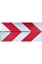 Vehicle Warning Sign-Tüvtürk Approved- 56.5 X 14 cm 2 Pieces Red-White (Metal) - 5