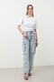 Cargo Pocketed Jean Trousers Ice Blue - 5
