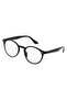 Round Black Unisex Women Men Blue Light Protection Glasses |   Optically Compatible - 2