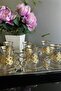 İrem Cutwork Decorated Gold Embroidered 12 Piece Tea Set for 6 People - Luxury Gold Glass Set - 3