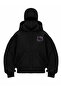 Kitty Glitter Stone Masked Hooded Oversize 3 Thread Cardigan - 2