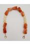 40 cm Acrylic Chain with Hook, Light Gold Metallic, No:03