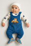 Baby Boy Jumpsuit with Car Embroidery - 7