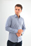 Slimfit Oxford Men's Shirt with Lycra Slim Fit Structure As0710704-07 - 5
