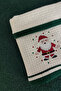 Set of 2 New Year Themed Embroidered Kitchen Towels - 100% Cotton Towels - New Year Gift - 2