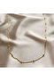 Gold Color Unalterable Stainless Dorica Chain Steel Necklace - 2