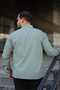 Men's Slim Fit Double Pocket Denim Shirt - 4