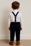 Classic Navy Boys’ Trousers with Suspenders - 7