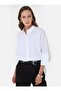 Wide Cuff Detailed Blouse / Shirt - White - Benin