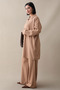 Buttoned Triple Camel Knitwear Set - 4