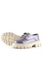 Platinum Genuine Leather Buckle Detailed Lace up Girls' Casual Shoes - 7