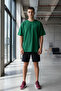 Compass Back Printed Oversize Basic O-Neck Unisex T-Shirt - 2