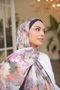 شال نسائي منقوش من الخيزران باللون الأسود BK13 - 3