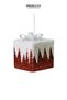 Christmas Ornament Zigzag Gift Box Red 12 cm - 2