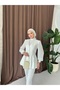Lace Embroidered Ruffled Jacket Two-Piece Suit - 5