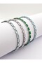 Waterway Silver Rectangular Bracelet - 17+2 - 8