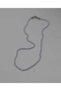 Aquamarine Stone Natural Stone Thin Necklace 2 mm - 2