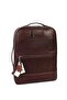 Genuine Leather Brown Laptop Backpack 908 61