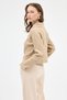 7265 Buttoned Stone Cardigan Beige - 6