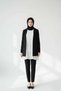 Pleated Ecru Women's Hijab Shirt Pleated Pleated Tunic Underwear - 5