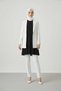 Pleated Black Women's Hijab Shirt Pleated Pleated Tunic Underwear Blouse Tshirt T-Shirt - 5