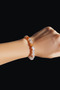 Light Color Agate Stone Bracelet – Natural Stone Against Stress, Mental Peace and Protection Crystal - 3