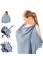 Breastfeeding Bib 4 Layers Oeko-Tex Certified Organic Muslin Fabric, Multi-Purpose, Stroller Cover 100% Cotton - 4