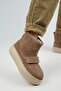 Ember Women's Genuine Leather Top Velcro and Fur Inside Mink Boots