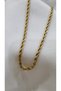 Rope Chain Necklace 65 cm Long, Twist Model Necklace, Steel Necklace, Chain - 3