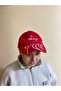23 April Moon and Star Turkish Flag Turkey Text Embroidered Red Hat - 23 April, 29 October, 19 May - 6