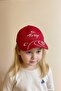 23 April Moon and Star Turkish Flag Turkey Text Embroidered Red Hat - 23 April, 29 October, 19 May - 8