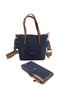 Justpolo Women's 4 Compartment Bag Wallet Set - 4