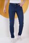 Men's Blue Straight Classic Relaxed Cut Regular Fit Lycra Denim Jeans