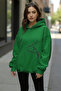 Cat Printed Hooded Pocket - 2