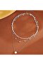 Triple Layer Pearl Choker Necklace - 4