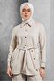 Pants and Belted Track Suit Set 45245 - 2