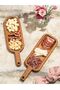 Wooden 2-Piece Serving Board - Steak Serving - Wooden Serving Plate - Wooden Serving Tray