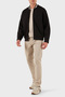 Regular Fit College Collar Zippered Logo Sweat Men's Sweat Em002877 Af17545 Uc001 - 2