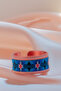 Women's Copper Bracelet Ring Set - Zaira Model Special Edition Metal Box and Quartz Stone - 4