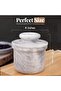Marble Butter Keeper with Lid 4.25" White – Handmade French Crock for Countertop Butter Storage - 3